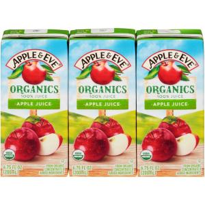 Apple & Eve - 100 Organic Apple Juice 3pk