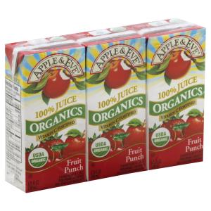 Apple & Eve - 100 Organic Fruit Punch 3pk