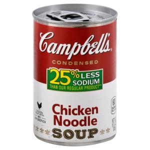 campbell's - 25% Less Sodium Chic Ndl Soup