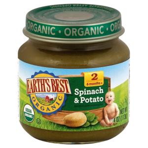earth's Best - 2nd Food Spinach Potatoes