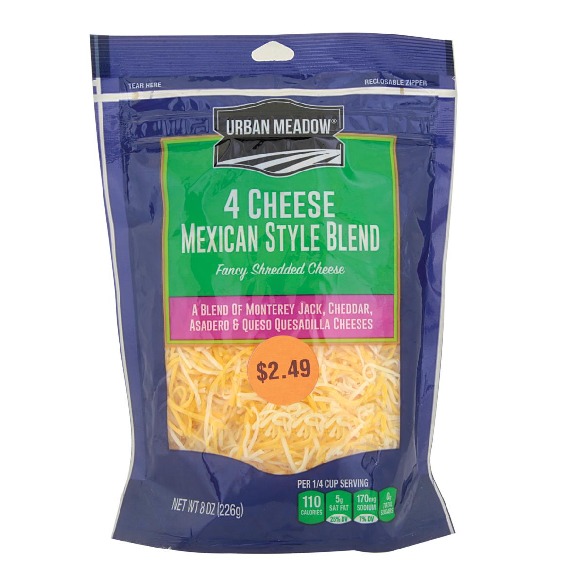 4 CHEESE MEXICAN BLEND SHREDS