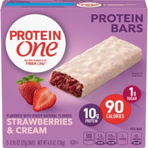Protein One - 900al Strawberry Crm Bars 5ct