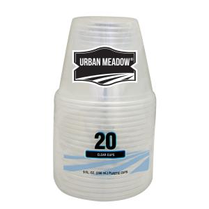 Urban Meadow - 9oz Clear Cups