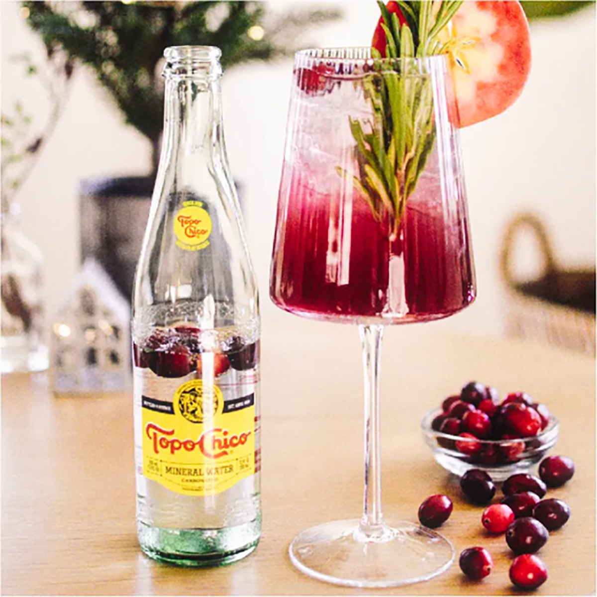 Berry Spritzmas drink recipe