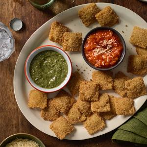 Air Fryer Toasted Ravioli with Dipping Sauces - Buitoni