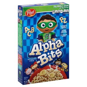 Post - Alpha Bits Cereal