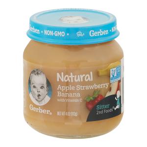 Gerber - Apple Straw Banana Baby Food