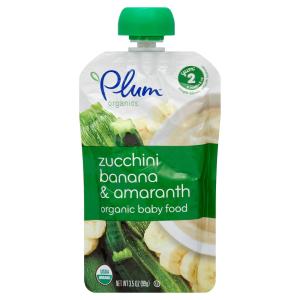 Plum Organics - Stage 2 Zucchini Banana & Amaranth