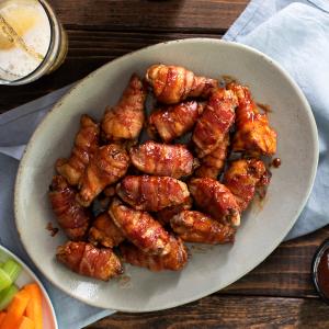 Bacon-Wrapped Chicken Wings - Kraft Heinz