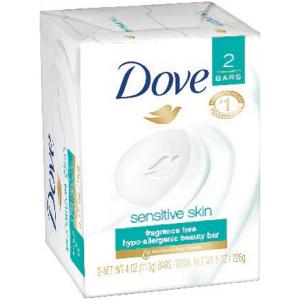 Dove - Bar Soap Sens Skin 2pk