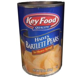 Key Food - Bartlett Pears Halves hs