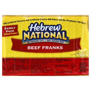 Hebrew National - Beef Frank Family Pack