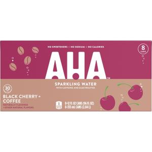 Aha - Black Cherry Coffee Sparkling Water