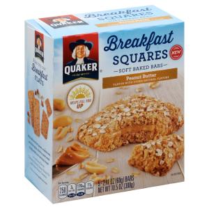 Quaker - Breakfast Squares Peanut Buttr