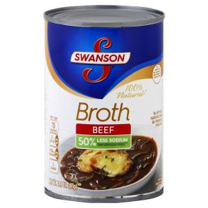 Swanson - Beef Broth 50% Less Sodium