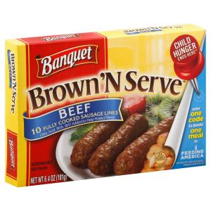 Banquet - Brown N Serve Beef Links