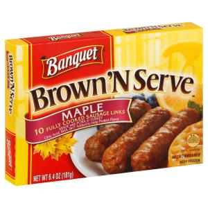 Banquet - Brown N Srv Maple Links