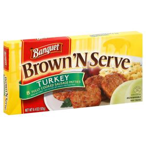 Banquet - Brown N Srv Turkey Patty