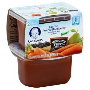 Gerber - Carrot Pear Blackberry 2pk