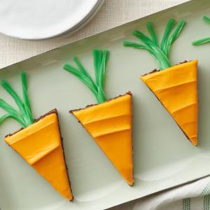 Carrot Shaped Brownies - Betty Crocker™