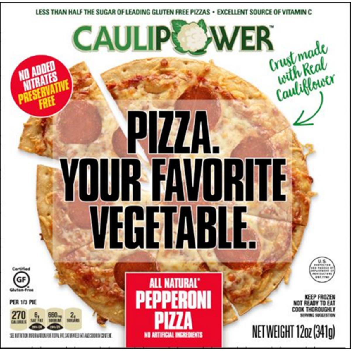 CAULIPOWER PEPPERONI PIZZA