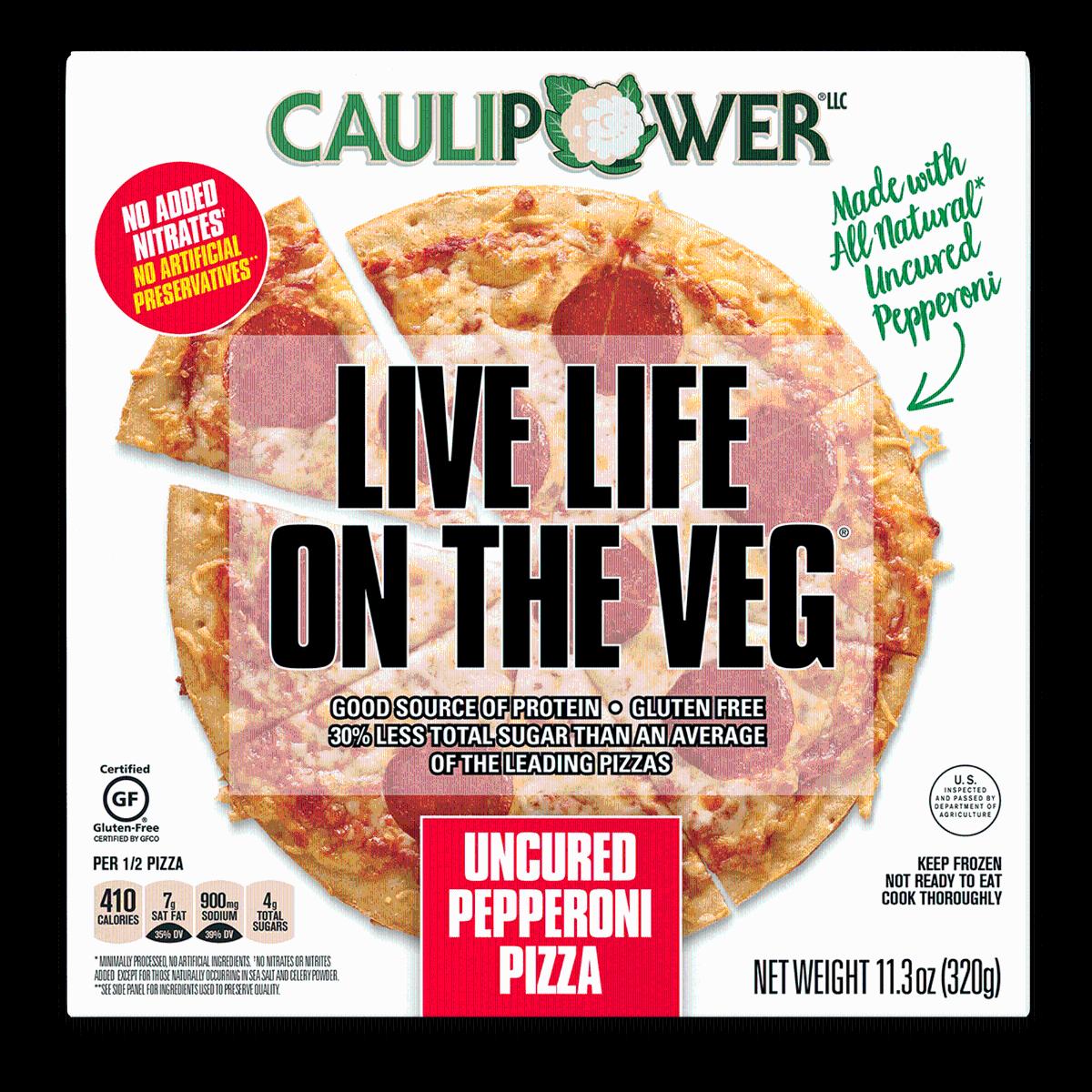 CAULIPOWER PEPPERONI PIZZA
