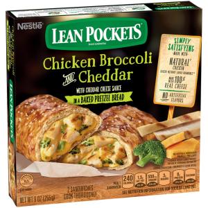 Lean Pockets - Chicken Broc Chdr Prtzl Brd