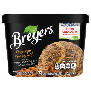 Breyers - Chocolate Pretzel Swirl 48 fl oz