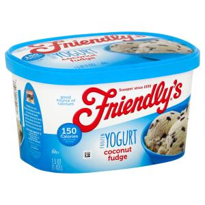 friendly's - Coconut Fudge Frozen Yogurt