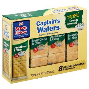 Lance - Captains Wafers Cheese Chives Crackers