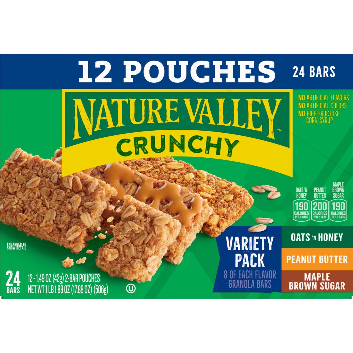 CRUNCHY VARIETY GRANOLA BARS