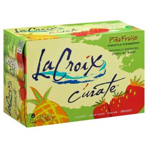 Lacroix - Curate Pineapple Strawbry 8pk