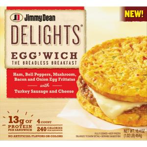Jimmy Dean - Delights Eggwich Ham Veg T