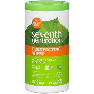 Seventh Generation - Disinfect ms Wipe Lmngrs Ctrs