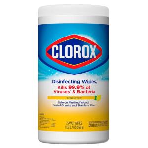 Clorox - Disinfecting Wipe Lemon 75ct