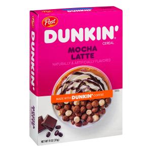 Post - Dunkin Mocha Latte Breakfast Cereal