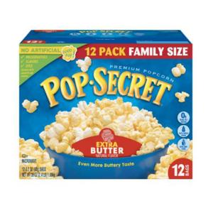 Pop Secret - Family Size Extra Butter Popcorn 12 ct