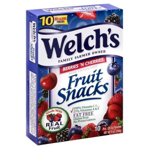 welch's - Fruit Snacks Berries Cherries