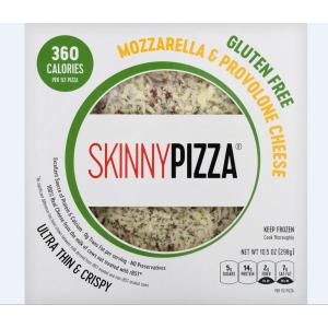 Skinny Pizza - Gluten Free Mozzarella Provolone Pizza