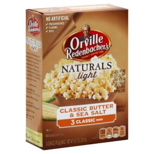 Orville redenbacher's - Grmt Nat Bttr Sea Salt Popcorn