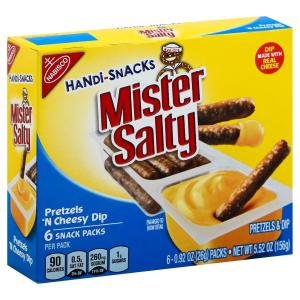 handi-snacks - mr Salty Pretzels N Cheese