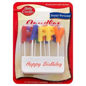 Betty Crocker - Happy Birthday Candles