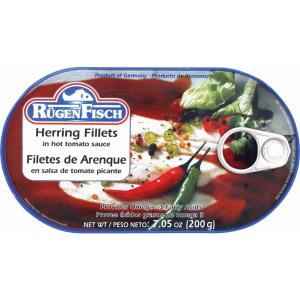 Rugen Fisch - Herring Fillets Hot Tomato Sau