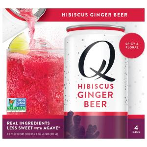 Q Mixers - Hibiscus Ginger Beer 4ct