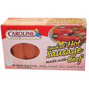 Caroline - Hot Beef Sausage