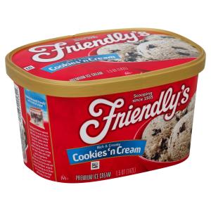 friendly's - Cookies & Cream Ice Cream Tub