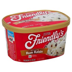 friendly's - Ice Cream Rum Raisin