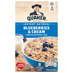 Quaker - Instant Oatmeal Blueberries & Cream