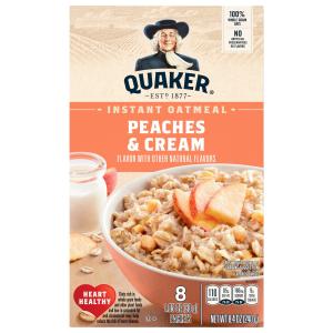 Quaker - Instant Oatmeal Peach & Cream