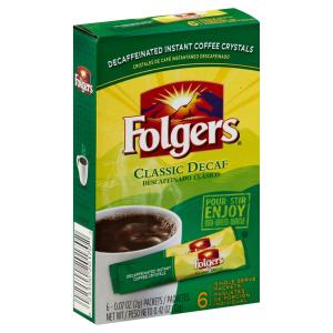 Folgers - Instant Single Packet Decaf